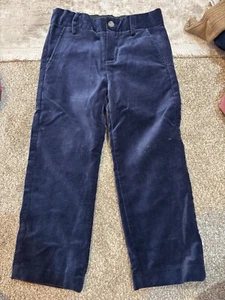 Janie And Jack Velvet Blue Pants Boys 4T - Picture 1 of 3