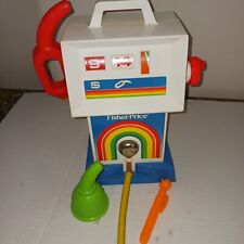 Vintage 1983 Fisher-Price Gas & Go Service Center #984 Gas Pump Original Toy USA