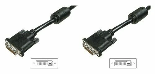   DIGITUS Premium DVI Monitor Anschlusskabel DVI-D (24+1) Stecker / Stecker 5m - Bild 1 von 1