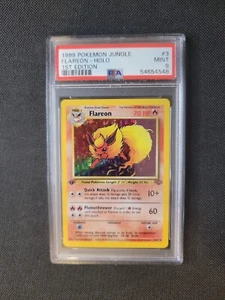 Flareon Holo 1st ed Jungle 3/64 PSA 9 - Bild 1 von 2