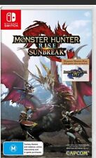 Monster Hunter Rise Sunbreak (Nintendo Switch, 2022) (Free Postage)
