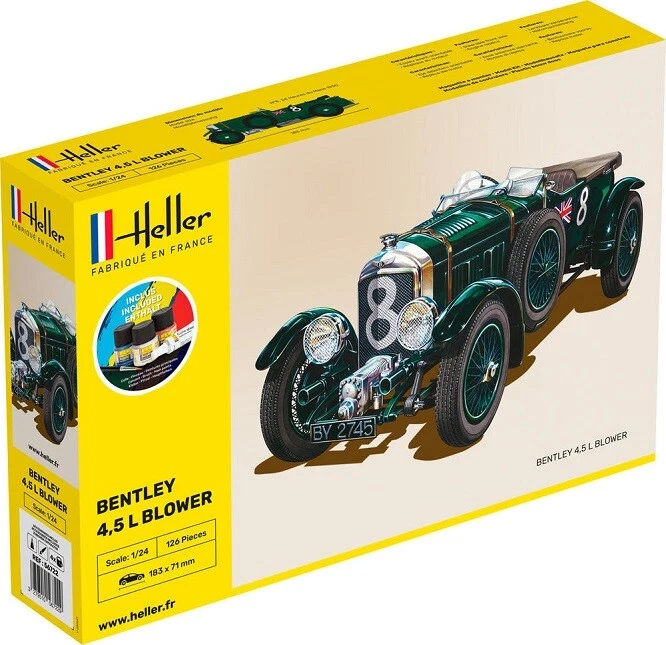 Heller 56722 - 1:24 Starter Kit Bentley Soffiatore - Nuovo - Immagine 1 di 1
