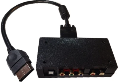 XBHDA Xbox High Definition AV Pack HD Component Adapter per Xbox originale - Immagine 1 di 4