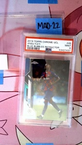 ANSU FATI 2019 TOPPS CHROME #45 BLUE BUBBLES PSA 9 - Picture 1 of 2