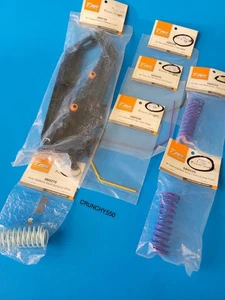 Team Magic M1 Chassis Parts Lot (7) Shock Springs Roll Bar 560139 Vintage RC - Picture 1 of 5