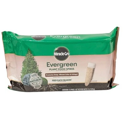 Miracle-Gro Evergreen Plant Food Spikes - Pack of 12 Spikes, Evergreen Tree Food - Image 1 of 4