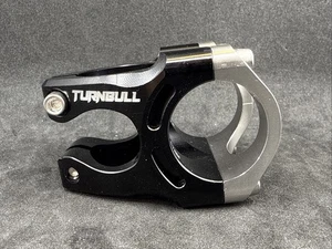 2025 TURNBULL 35mm CNC Stem 31.8mm Clamp 1-1/8" 0 Degree Black & Silver NEW - Picture 1 of 6