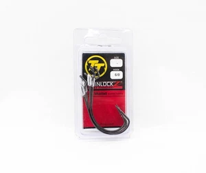 Tackle Tactics TT ChinlockZ Unweighted Worm Hook 6/0 4/pack (0923) - Picture 1 of 6