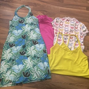 Urlaubskleidung Damen, Teenager. 3x Oberteile. 1x Kleid. Größe S (8) - Bild 1 von 6