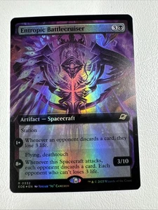 Entropic Battlecruiser (Extended Art Foil) #332 NM/MINT Edge of Eternities MTG - Picture 1 of 2