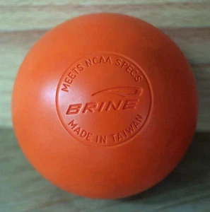 Orange BRINE Lacrosse Ball - erfüllt NCAA-Spezifikationen - Bild 1 von 1