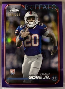 2024 Topps Chrome - Rookies Frank Gore Jr. #260 Purple Refractor /275 (RC) - Picture 1 of 1