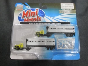 NEU! '54 Ford Traktor/Anhänger Set (2) - Lee Way Trucking - Mini-Metalle #51173 - Bild 1 von 1