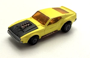 Matchbox - Superfast #44 - Yellow Boss Mustang (loose) #2 - Picture 1 of 6