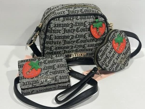 Juicy Couture Freshly Picked Crossbody Camera Bag / Combo Set 3 - Picture 1 of 14