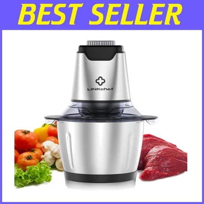 5 杯迷你电动食品切碎机带不锈钢刀片 - 无双酚 A 解决方案 — 第 1/4 张图片