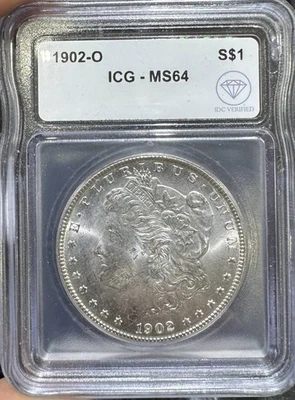 1902-O Morgan Dollar ICG MS64 IDC Verified - Image 1 of 2