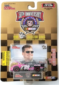 Racing Champions #99 Exide Jeff Burton Ford Taurus NASCAR 50th Anniversary 1998 - Picture 1 of 4