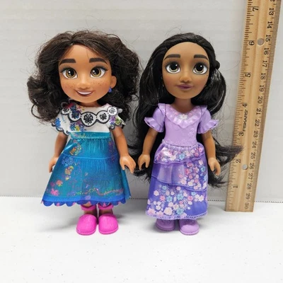 Disney ENCANTO TODDLER DOLL Lot of 2 - Mirabel & Isabela - 6" Jakks Petite Dolls - Image 1 of 4