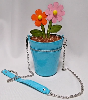 Bolso Bandolera Dolls Kill Delia’s Potted Daisy Azul Novedad Foto 1 de 4