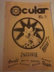 Okular Nr. 13 Pagan Artists Horror Fantasy Fiction Rare Uk Fanzine/Magazin  - Bild 1 von 13