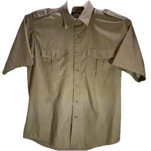 Camisa De Colección Cabelas Marrón Bolsillos Abotonados Caza Tiro Safari L-Alta - Imagen 1 de 9