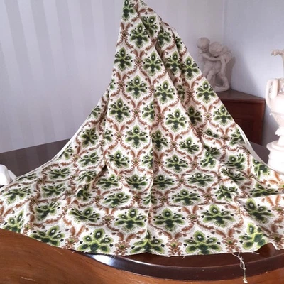 French Bark Cloth Fabric 1940's NOS never used 125cm x 168cm - Photo 1/4