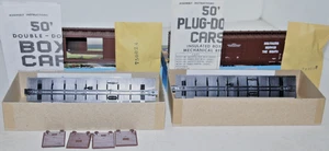 dos coches de caja Athearn 50', #1315 DD SP & #1345 OD Southern, sin trabajo hecho - Imagen 1 de 6