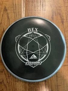 New Black/Grey Axiom Fission Hex Disc Golf Midrange. Lizotte Eagle Saarinen - Picture 1 of 2