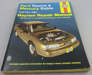 HAYNES (36074) REPAIR MANUAL / 1986 - 1995 FORD TAURUS & MERCURY SABLE - Picture 1 of 4