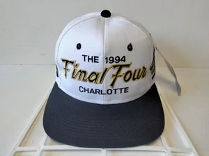 Vintage 1994 Final Four Charlotte Snapback Mütze Sports Specialties NCAA Neu Neu mit Etikett - Bild 1 von 8