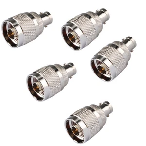 5-Pack BNC Female to N Male RF Connector Adapter for Radio Antenna WiFi Booster - Picture 1 of 5