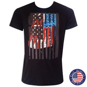 NWT UNITED STATES FLAG VINTAGE URBAN STYLE MENS CREW NECK SHORT SLEEVE T-SHIRT L - Picture 1 of 4