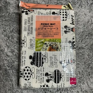 Daiso Disney Figuren Mickey Mouse Picknick Laken Matte 60 cm x 90 cm Japan Neu - Bild 1 von 6