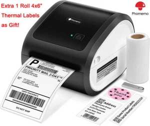 Phomemo Thermal Shipping Label Printer 4"x6'' Label Maker for AU Post USPS eBay - Picture 1 of 7