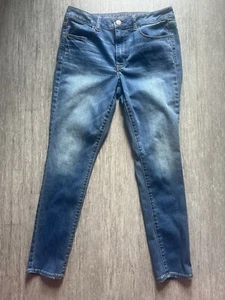 American Eagle Hi Rise Jegging Jeans Denim, Light Wash, Size 8 Short, Y2K - Picture 1 of 5