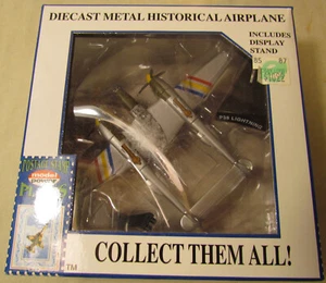 Model Power Diecast Postage Stamp Plane P-38 Lightning New - Picture 1 of 1