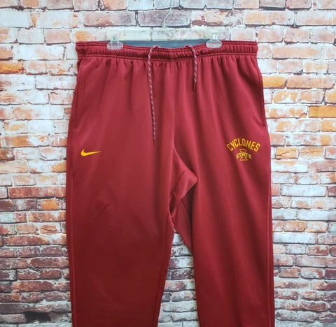 🔥 Iowa State Cyclones Nike Therma-Fit Sweatpants Men's 3XL XXXL Cover
