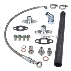Turbo Oil Feed & Return Line TOYOTA 1JZ 2JZ w/ S400 SX SX-E S200 S300 S200-SXE - Picture 1 of 3