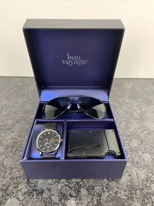 Bon Voyage Mens Gift Set Sunglasses Watch & Wallet NEW - Picture 1 of 11