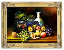 Gemälde "Obst " Handarbeit Ölbild Bild Ölbilder Rahmen Bilder G00203