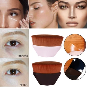 S /L Magic Foundation Brush Hexagonal Flat Kabuki Blush for Cream Flawless Tool - Picture 1 of 9