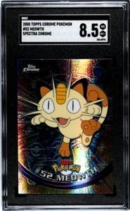 2000 Pokémon TCG Meowth #52 SGC 8.5 - Picture 1 of 2