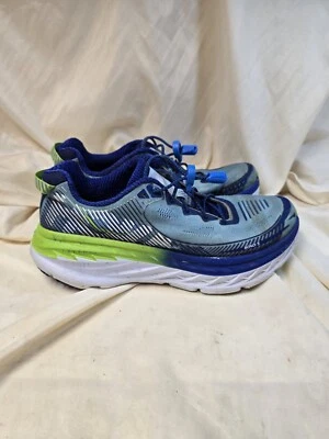 Hoka One One Bondi 5 Women's Running Shoes Size 9.5 Blue Green - Image 1 of 4