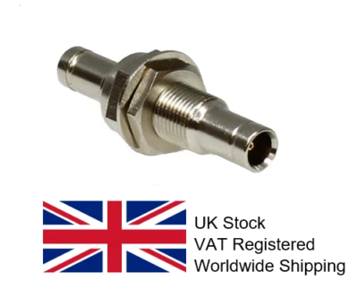 NETWORK MATERIALS LTD 1.0/2.3 Jack/Jack Bulkhead Adaptor