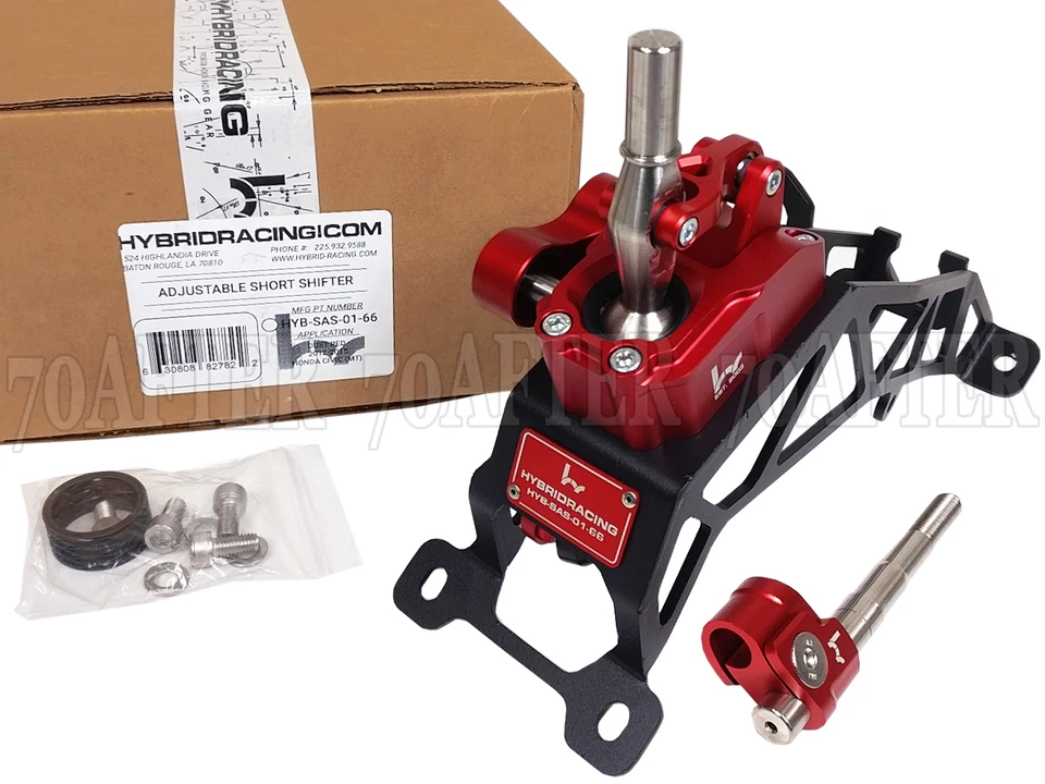 Hybrid Racing Adjustable Short Shifter Assembly for 12-15 Honda Civic & Si 9Gen - Image 1 of 1