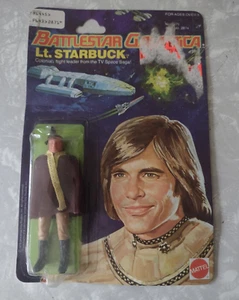 Lt. Starbuck Battlestar Galactica 1978 Mattel Vintage Action Figure MOC NIP - Picture 1 of 9
