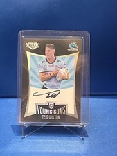 2022 NRL ELITE YOUNG GUNS BLACK SIGNATURE TEIG WILTON YGS04 #020/100 SHARKS