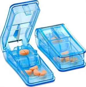 Pill Cutter - V- Grip Pill Crusher and Cutter for Vitamins, Big & Small Pills, a - Picture 1 of 7
