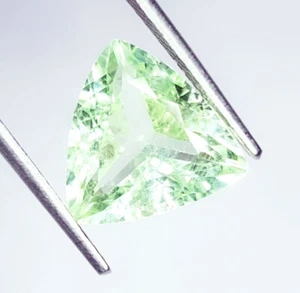 5.97 Ct Loose Gemstone Certified Natural Tourmaline Trillion Cut Tourmaline Gems - Picture 1 of 10
